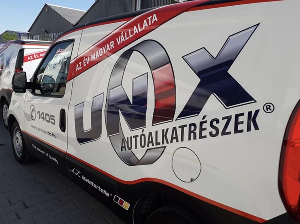 Unix Autó céges autó dekorálása